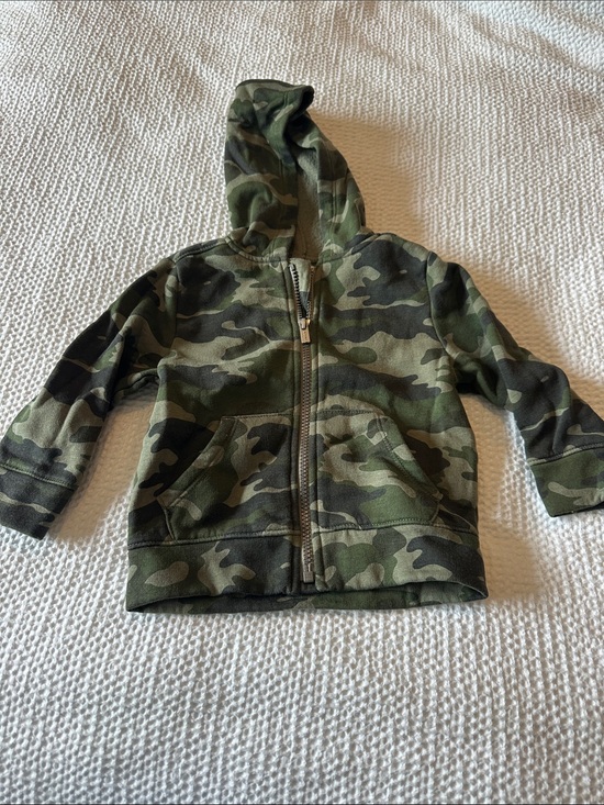 Old Navy Other - Old Navy Kids' Green Camo Zip-Up Hoodie